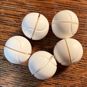 Racquet Strings Dampener, Tennis Racket Vibration Dampener, 6 Pieces Ball Shape